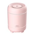 thumbnail image 1 of Mini humidificador portátil para coche, modo niebla, luz nocturna, ambientador, 300 ml, para escritorio Rosado, 1 of 9