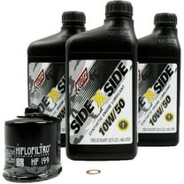 Klotz KU-103 Sidexside Oil Change Kit 10W50 /W Oil Filter Pol