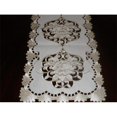 thumbnail image 1 of LY0045-16-2PK 16 in. Embroidered Rose Cutwork Doilies, Ivory, 1 of 1