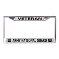 thumbnail image 1 of U.S. Army National Guard Veteran Chrome License Plate Frame, 1 of 1