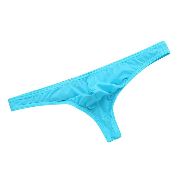 Mens Thong Underwear Sexy Mens Underwear Panties Sexy Thong Shorts Raised Underwear Ice Silk T Underwears