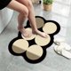 thumbnail image 2 of Alfombra de Tierra de Diatomeas onlyliua Súper absorbente antideslizante de goma lavable para ducha baño, 2 of 5