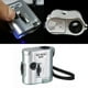 thumbnail image 2 of EeaseMX Mini microscopio portátil de 60 aumentos con luz LED UV para tasación de joyas en fábrica (plateado), 2 of 7