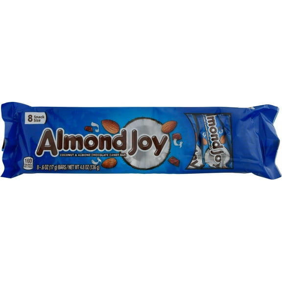 Almond Joy Coconut & Almond Chocolate Bars, 0.6 Oz., 8 Count