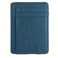 thumbnail image 1 of PEACNNG RFID Blocking Slim Wallet with ID Window  Minimalist Pocket Card Holder for Men & Women, 1 of 7