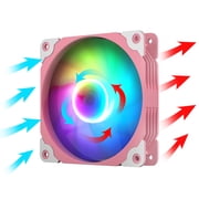 Vetroo 120mm ARGB PWM Fan 3-Pack - High Performance Cooling with Sync RGB & Controller
