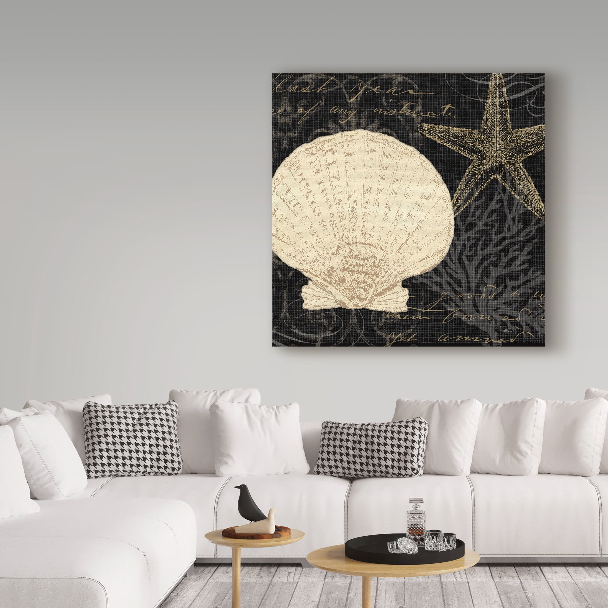 Trademark Fine Art 'Coastal Moonlight II' Canvas Art by Pela Studio