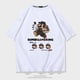 thumbnail image 1 of Camiseta de manga corta con cuello redondo para hombre y mujer, ropa de calle, camiseta holgada de algodón con dibujos animados de Super Mary zhangmengya LED, 1 of 2