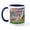 White/Navy Inside, variant on CafePress - Cloud Angel & Yellow Lab Mug - 11 oz Ceramic Mug - Novelty Coffee Tea Cup
