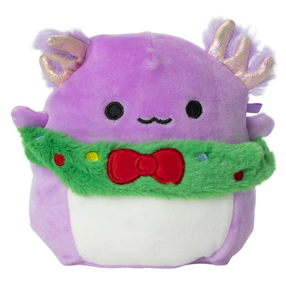 Squishmallows Christmas Mini Svenja The Axolotl 4.5'' - Festive and Cute Holiday Plush Toy
