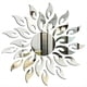 thumbnail image 5 of 5 Juegos de Pegatinas de Pared DIY, Pegatinas de Pared para Sala de Sol, Pared, TV, Gabinete, Decoración Artística de Techo, Decoración con Forma de Espejo Extraíble, Plata, 5 of 5