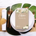 thumbnail image 3 of Koyal Wholesale Rustic Kraft Brown with Florals Wedding Advice & Well Wishes Guest Book Cards, 56 Pack, 3 of 5