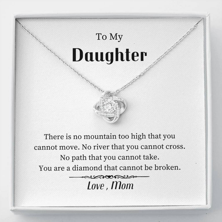 Diamond daughter deals necklace