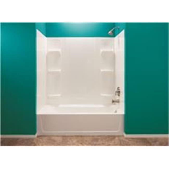Durawall Thermoplastic Bathtub Wall Kit, Whirlpool Sized, 5 Piece, 6