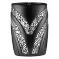thumbnail image 6 of Sweet Home Collection 5 Piece Bathroom Accessory Set, Sinatra Black, 6 of 6