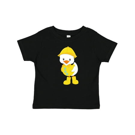 

Inktastic Cute Duck Baby Duck Duck in Raincoat Rain Gift Baby Boy or Baby Girl T-Shirt