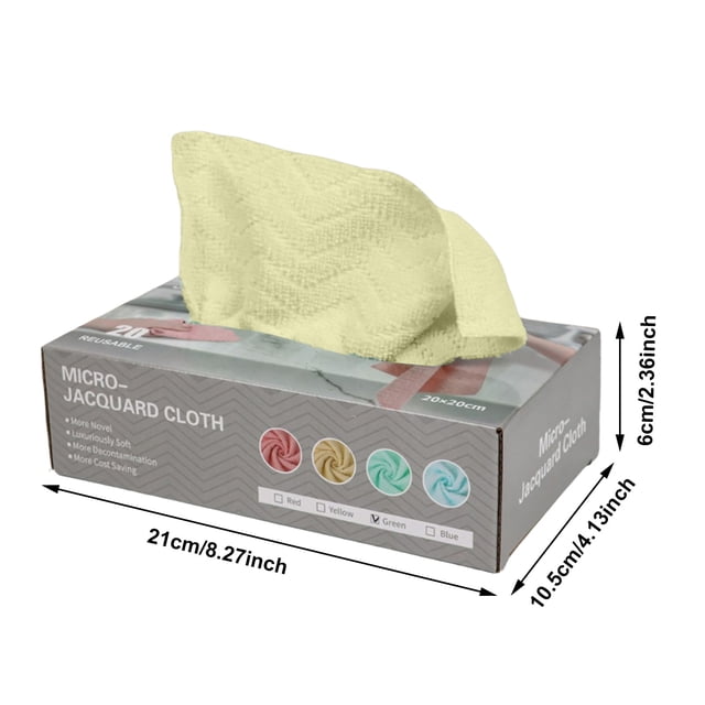 Thickened Disposable Kitchen Cloth, Washable Reusable Pull-Out Dishcloth, Dry and Wet Purpose Kitchen Cleaning Cloths for Daily Use, Compact Storage for Busy Households