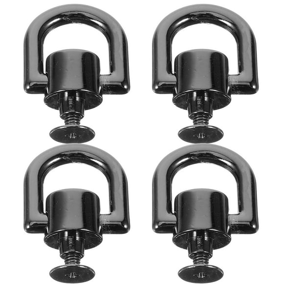 MasteelfCA 4Pcs Rotatable Rivet Stud D Rings Multi-function D Rings Rotating Backpack Purse Accessories