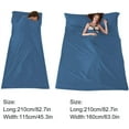 thumbnail image 4 of Sleeping Bag Liner - Camping & Travel Sheets for Adults - Sleeping Sack & Sheets for Backpacking, Hotel, Hostels & Traveling, 4 of 6