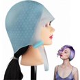 thumbnail image 2 of Silicone highlighting cap professional highlighting poke hole cap reusable hair color cap for salon hair coloring tools (1pc ), 2 of 4