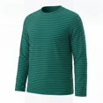 thumbnail image 2 of EnJoCho Kids Striped T Shirt Long Sleeve Crewneck Soft Basic Layer Top Raglan Casual Warm Tee for Boys Girls Toddler Fall Winter School Daily Outdoor Wear, 2 of 6