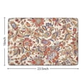 thumbnail image 5 of Beige Floral and Paisley Pattern Flannel Non Slip Door Rugs,Washable Door Mats Indoor,Decorative Door Mats,Dirt-Resistant and Absorbent Doormat for Entrance,Bedroom,Kitchen,Bathroom,23.5x16in(60x40cm), 5 of 5