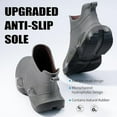thumbnail image 4 of CHICVOMEY Women's Waterproof Rain Boots Anti-Slip Ankle Boots for Gardening Fishing Farming Boating Outdoor Work Traction Sole Short Rain Boots for Women & Men, 4 of 7