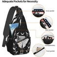 thumbnail image 4 of Sling Bag Baseball Vintage Sport Hiking Daypack Crossbody Shoulder Backpack Travel Chest Pack for Men Women, 4 of 6