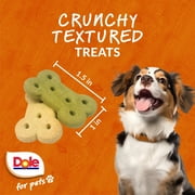 Dole Freshly Fetched Dog Biscuit Treats, Spinach & Pumpkin Flavors, No Wheat, Corn or Soy, 7oz