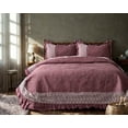 thumbnail image 1 of Aura Decor Bellissa Elegance Quilted Double Bedcover Set Polycotton Classic, 1 of 1