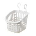 thumbnail image 1 of Plastic Hanging Shower Basket With Hook For Bathroom Kitchen Storage Holder Organizer Storage Box, 1 of 1