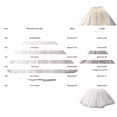 thumbnail image 3 of XXWXYD Girls Layered Tu𝗍u Skirt Elastic High Waist Tulle Ballet Dress Mesh Flow𝗒 Evening Prom Gowns Toddler Princess Par𝗍y Costum𝖾 A Line Fluff𝗒 Pettiskirt, 3 of 4