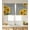 Sunflower, variant on Kitchen Curtains (2 Pcs) Over Sink Bathroom Window Cafe Basement Cortinas para Cocina Farmhouse Short Mini Curtain Sunflower Black White Checkered Elegant Country Rustic Modern Cute -26×36"