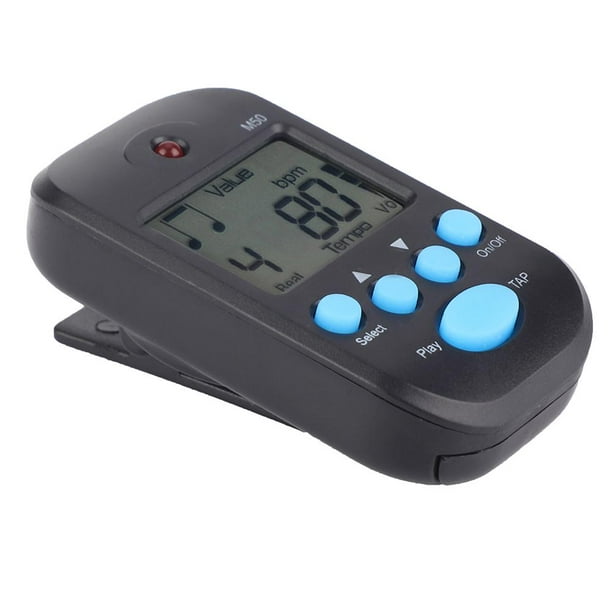M50 Mini Electronic Metronome LCD Digital Plastic Professional Electric  Guitar Piano Metronome Musical Instrument Accessories