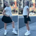 thumbnail image 3 of BIG ELEPHANT 3-Pack Girls' Athletic Skorts - 2-in-1 with Built-in Liner & Pockets, Elastic Waist - for Sports, Dance, School, Playwear (Sizes XS-XL), 3 of 16