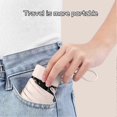 thumbnail image 4 of Travel Mini Umbrella with Case Portable Sun Blocking UV Protection Umbrella Windproof Lightweight Waterproof Folding Sun Rain Umbrella Pocket Parasol, 4 of 5