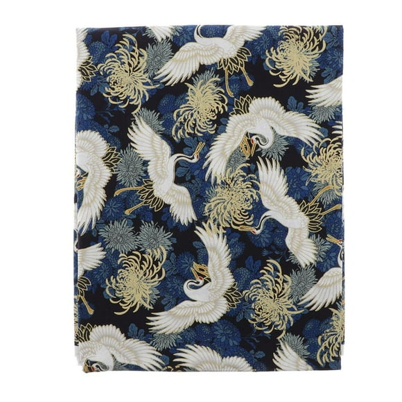 Printed Japanese Kimono Cotton Fabric Quilting Clothes Sewing Fabric Metre 150x100cm for Bags, Bedding, Pillows, Tablecloth, Costume, Curtains -