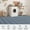 Gray blue tone, variant on Area Rug,Machine Washable Carpet Indoor/Outdoor,Living Room Rug,Non Slip Non Shedding Backing Area Rug,Print Braided Low Pile Rug for Kitchen Entrance Hallway
