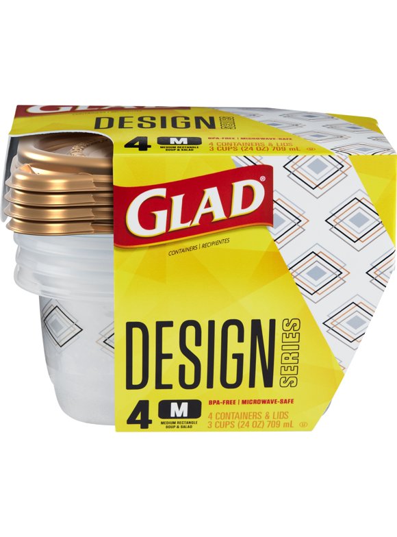 Glad Containers in Food Storage Containers