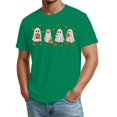 thumbnail image 4 of Mens Halloween Costume Spooky Ghost Short Sleeve Halloween T Shirts Graphic Print Halloween Tee Tops, 4 of 5