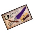 thumbnail image 1 of Wdftyju Juego de pluma de inmersión de pluma de caligrafía retro con cera de sello de sello de pluma de botella de tinta vacía Wdftyju 4wa7qz0an8mz7sx1D04, 1 of 4