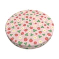 thumbnail image 6 of Uemuo Strawberry And Flowers Pattern Round Bar Stool Seat Covers Washable Stool Cushion Slipcover Elastic Bar Chair Covers-13 inch, 6 of 7