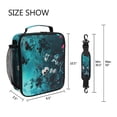 thumbnail image 5 of ALAZA Skull Butterfly Flower Lunch Box Insulated Lunch Bag Reusable Thermal Cooler Tote School Picnic, 5 of 6