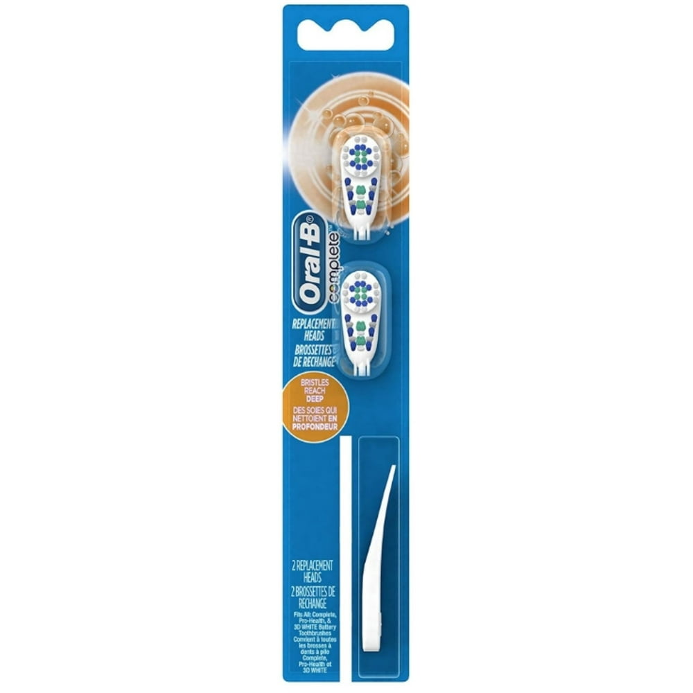 4 Pack OralB Cross Action Power Replacement Brush Heads Soft, 2 Each