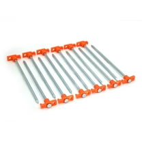 Coghlan's 10" Steel Nail Pegs 12-Pack,  Tent Stake For Hard Ground