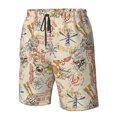 thumbnail image 4 of Fotbe Vintage Nautical Trajes de Baño Estampados para Hombre, Shorts de Verano de Secado Rápido, Ropa de Playa, Bañadores-X-Large, 4 of 6