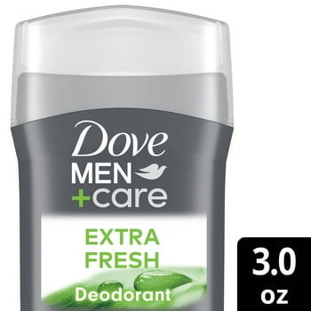Dove Men+Care 72H Odor Protection Deodorant Stick, Extra Fresh, 3 oz