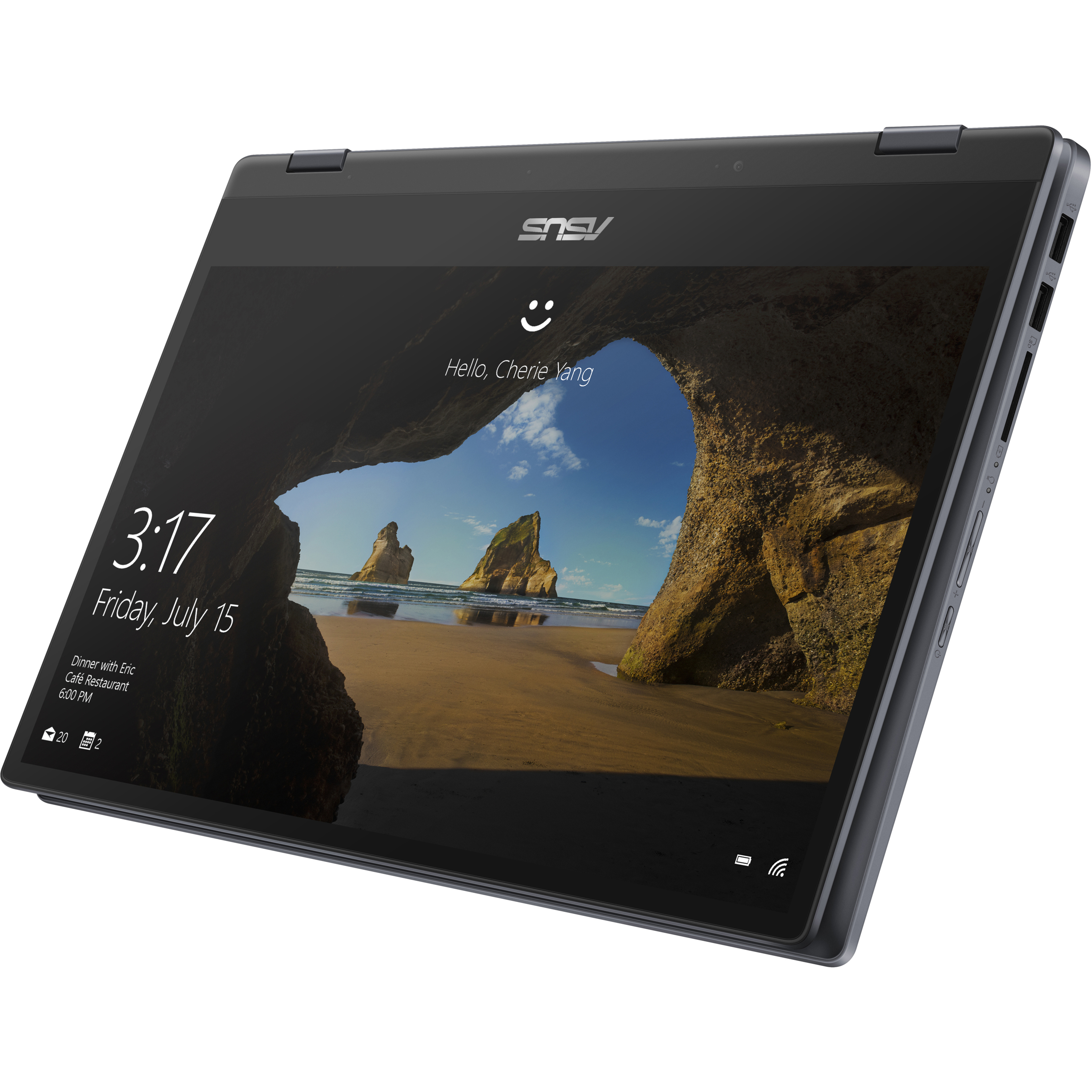 Asus VivoBook Flip 14 14" Full HD Touchscreen Laptop, Intel Core i5 i5-8250U, 256GB SSD, Windows 10 Pro, TP412UA-XB51T - image 5 of 36
