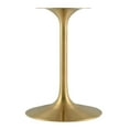 thumbnail image 4 of Modway Lippa 36" Round Modern Wood Dining Table in Brown and Gold, 4 of 8