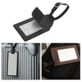 thumbnail image 5 of Unique Bargains 1 Pc Reusable Luggage Tag for Travelling Black Polyurethane, 5 of 5
